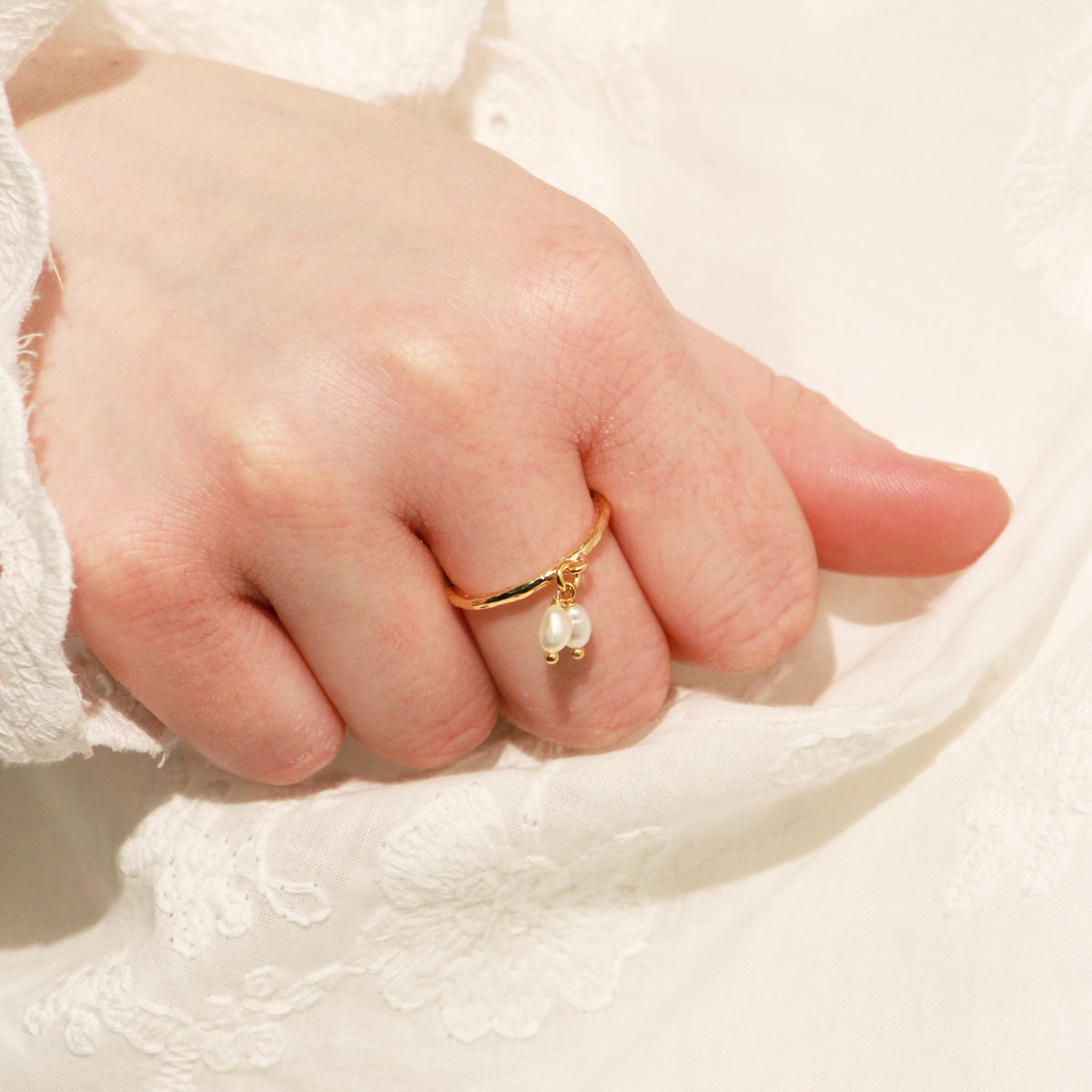 Bague Dona Perle - Or & Perles