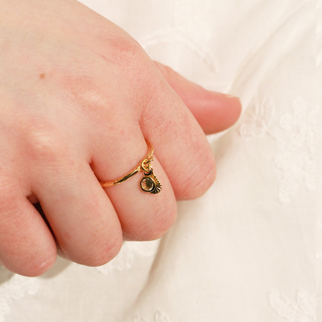 Dona Ring - Gold & Crystal