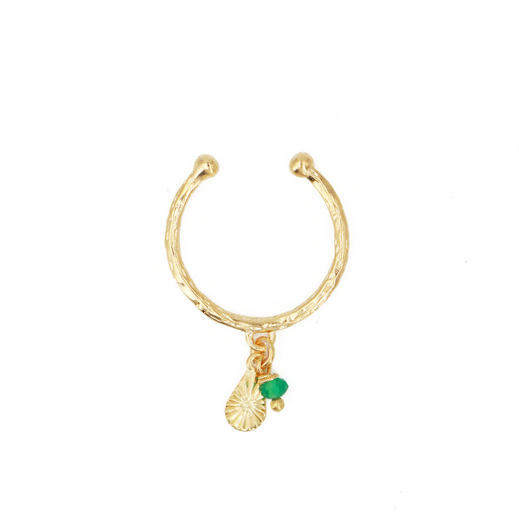 Bague Dona - Or & Agate Verte