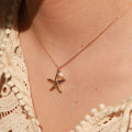 Collier Starfish - Or & Perle