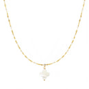 Collier  Alena Rose - Or / Blanc