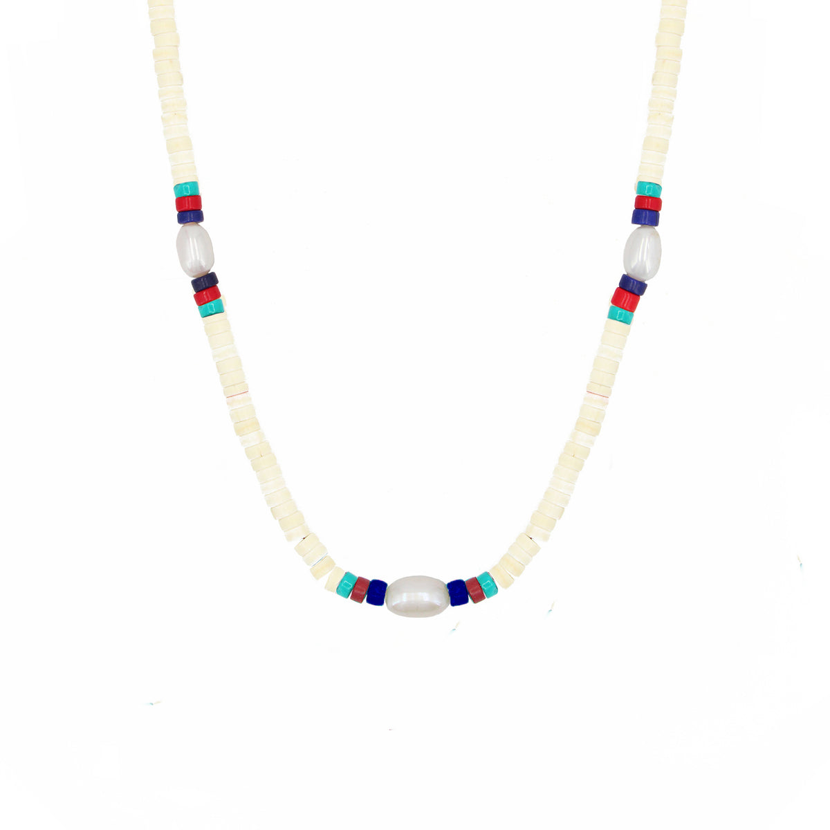 Collier Califormia - Or & Blanc