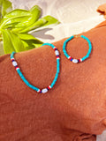 Bracelet Califormia - Or & Turquoise