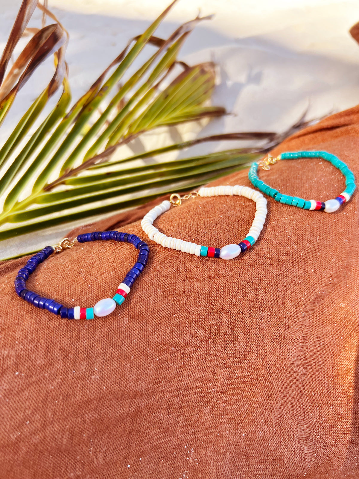 Bracelet Califormia - Or & Blanc