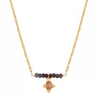 Collier Tiana - Or & Pierre De Lune Rose