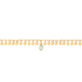 Bracelet Simran - Or & Calcedoine Aqua