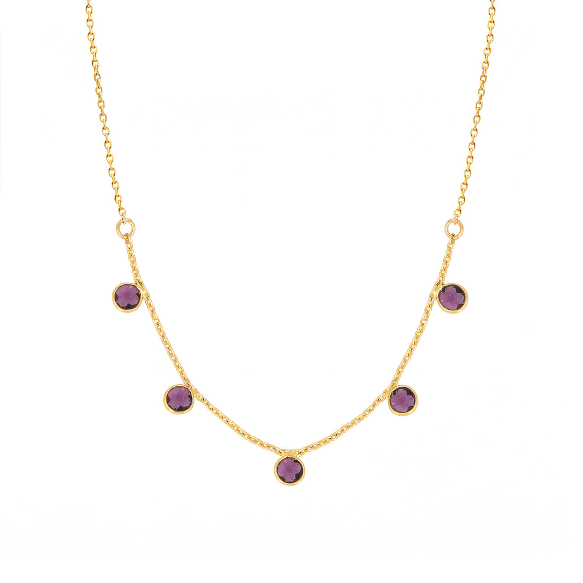Collier Loulou - Or & Am&hyste