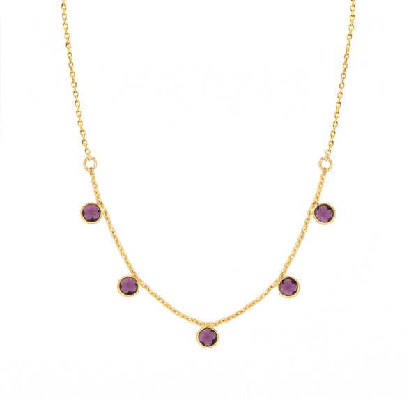 Collier Loulou - Or & Am&hyste