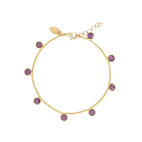 Bracelet Loulou Amethyste - Or /Amethyste