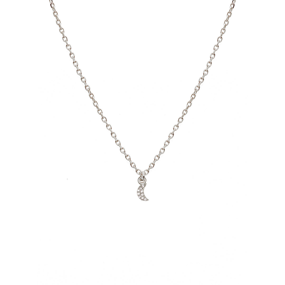 Collier Lily Lune - Argent & Zirconium