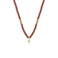 Collier Capri Serpent - Or & Marron