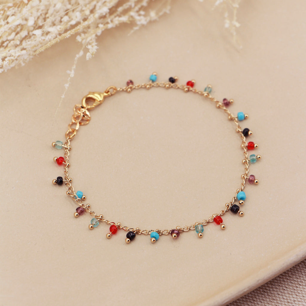 Bracelet Gypsy - Or & Multicolor