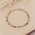 Bracelet Gypsy - Or & Multicolor