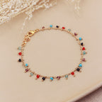 Bracelet Gypsy - Or & Multicolor