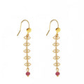 Bo Eyes - Or & Tourmaline Rose