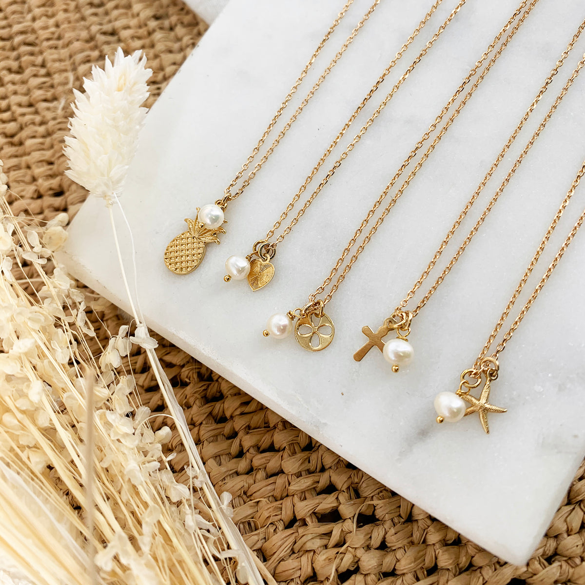 Collier Lylo - Or & Cœur