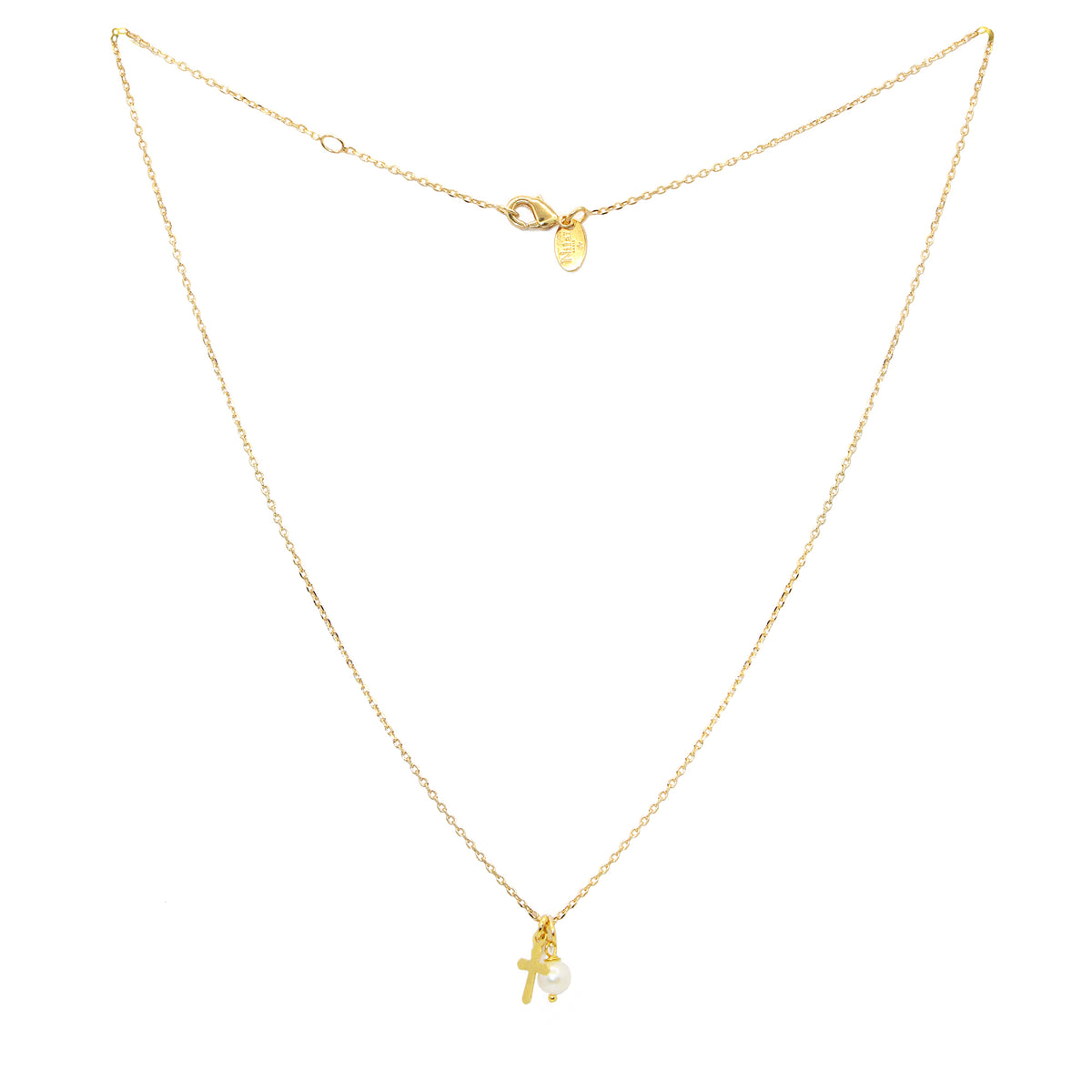 Collier Lylo - Or & Croix