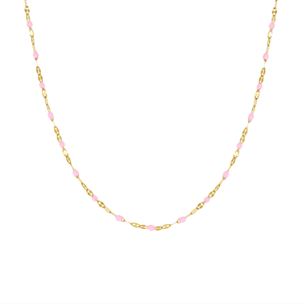Collier Tuttifrutti - Or & Rose Pale