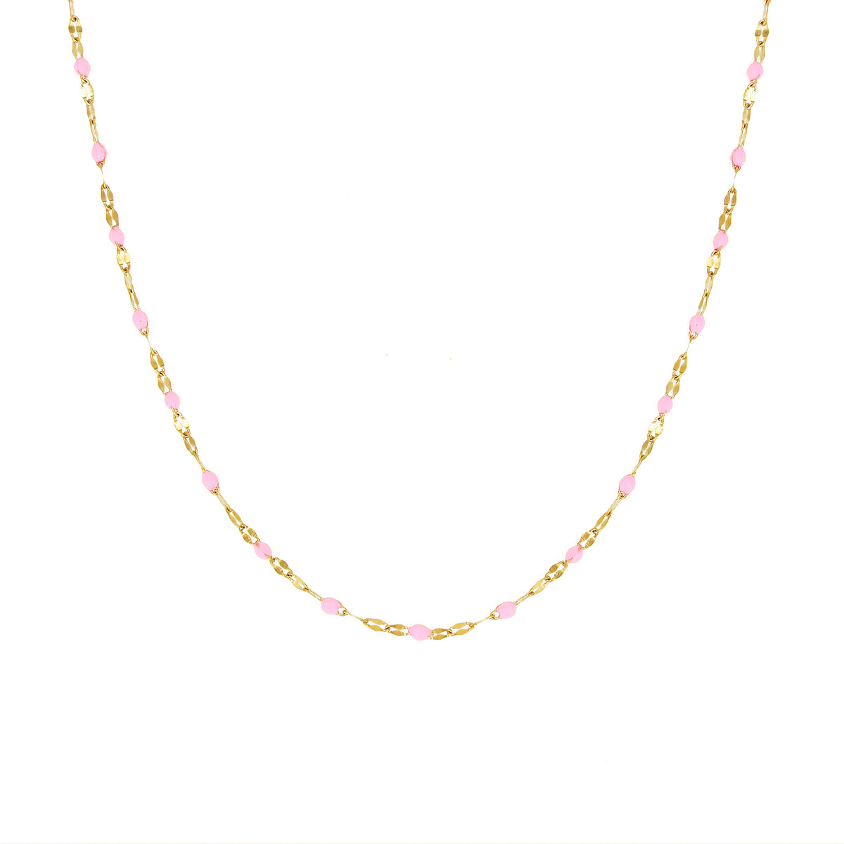 Collier Tuttifrutti - Or & Rose Pale