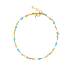 Bracelet Tuttifrutti - Or & Turquoise