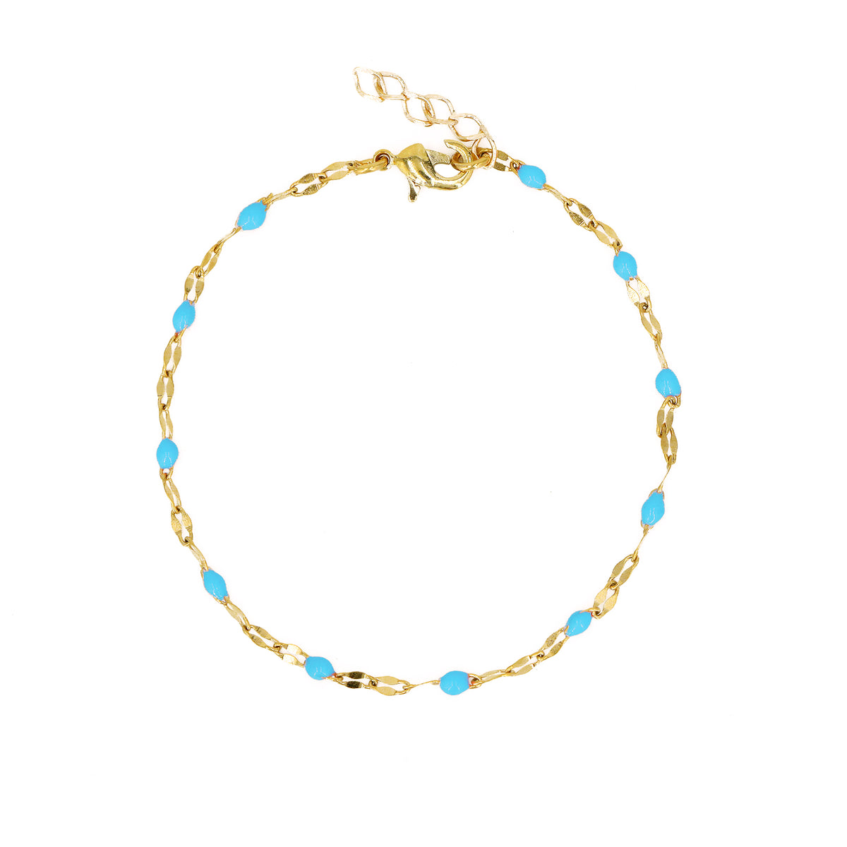 Bracelet Tuttifrutti - Or & Turquoise