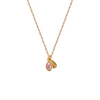 Collier Gaïa - Or & Quartz Rose