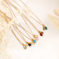 Collier Gaïa - Or & Grenat