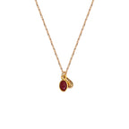 Collier Gaïa - Or & Grenat