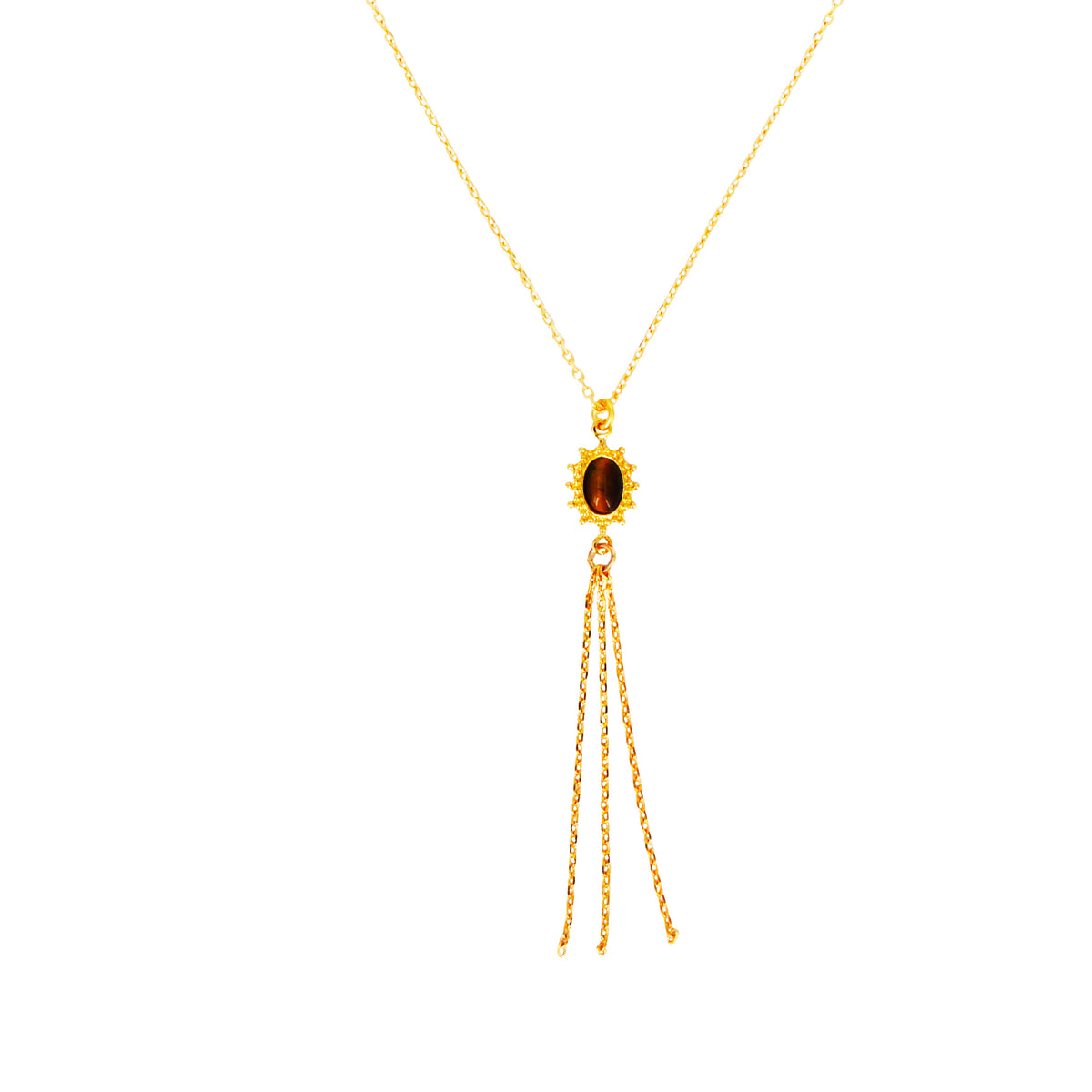 Collier Solea - Or & Œil De Tigre