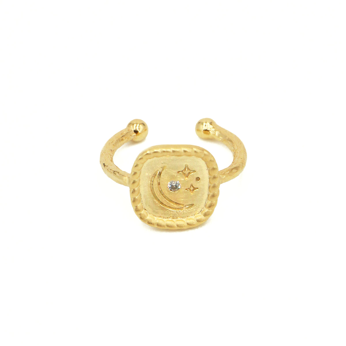Bague Luna Star - Or
