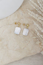 Boucles D'Oreille Nerina - Or & Perle