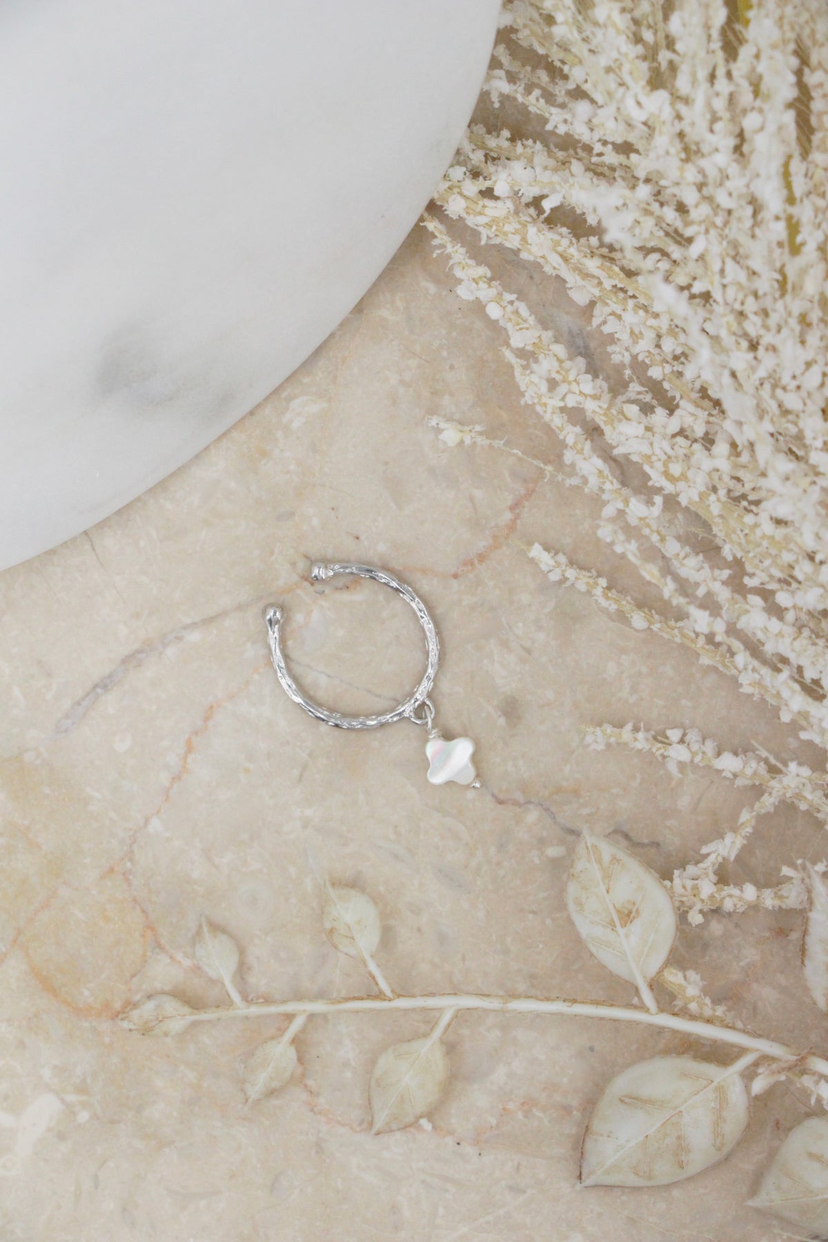 Bague Tréfle - Argent & Nacre