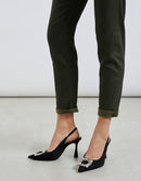 Pantalón Nina Coated Boy - Army - Mujer