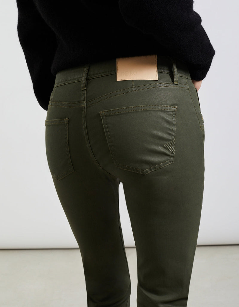 Pantalón Nina Coated Boy - Army - Mujer