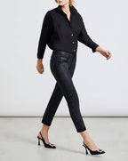 Boy Nina Coated Jeans - Black - Women's