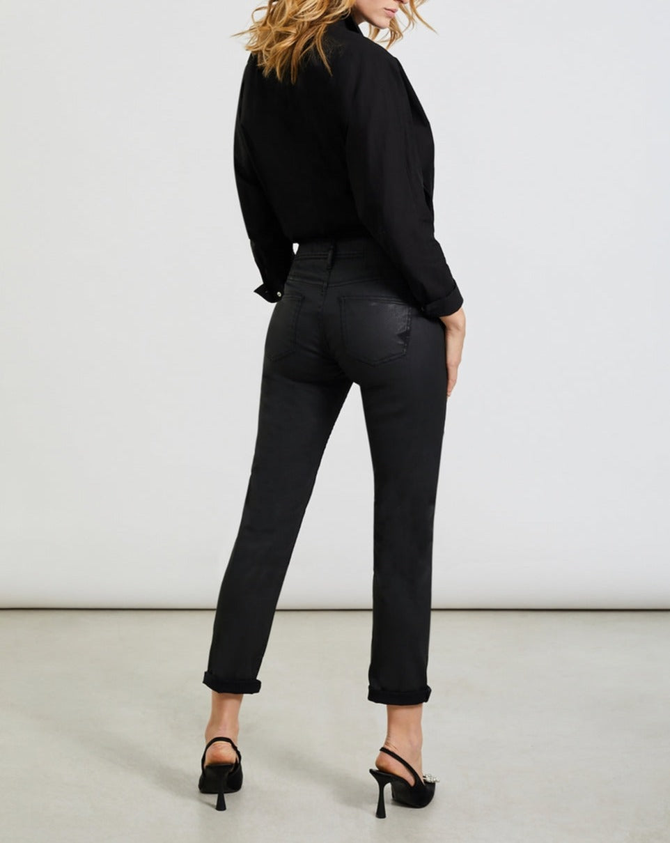 Boy Nina Coated Jeans - Black - Women's