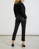 Vaqueros Nina Coated Boy - Negro - Mujer