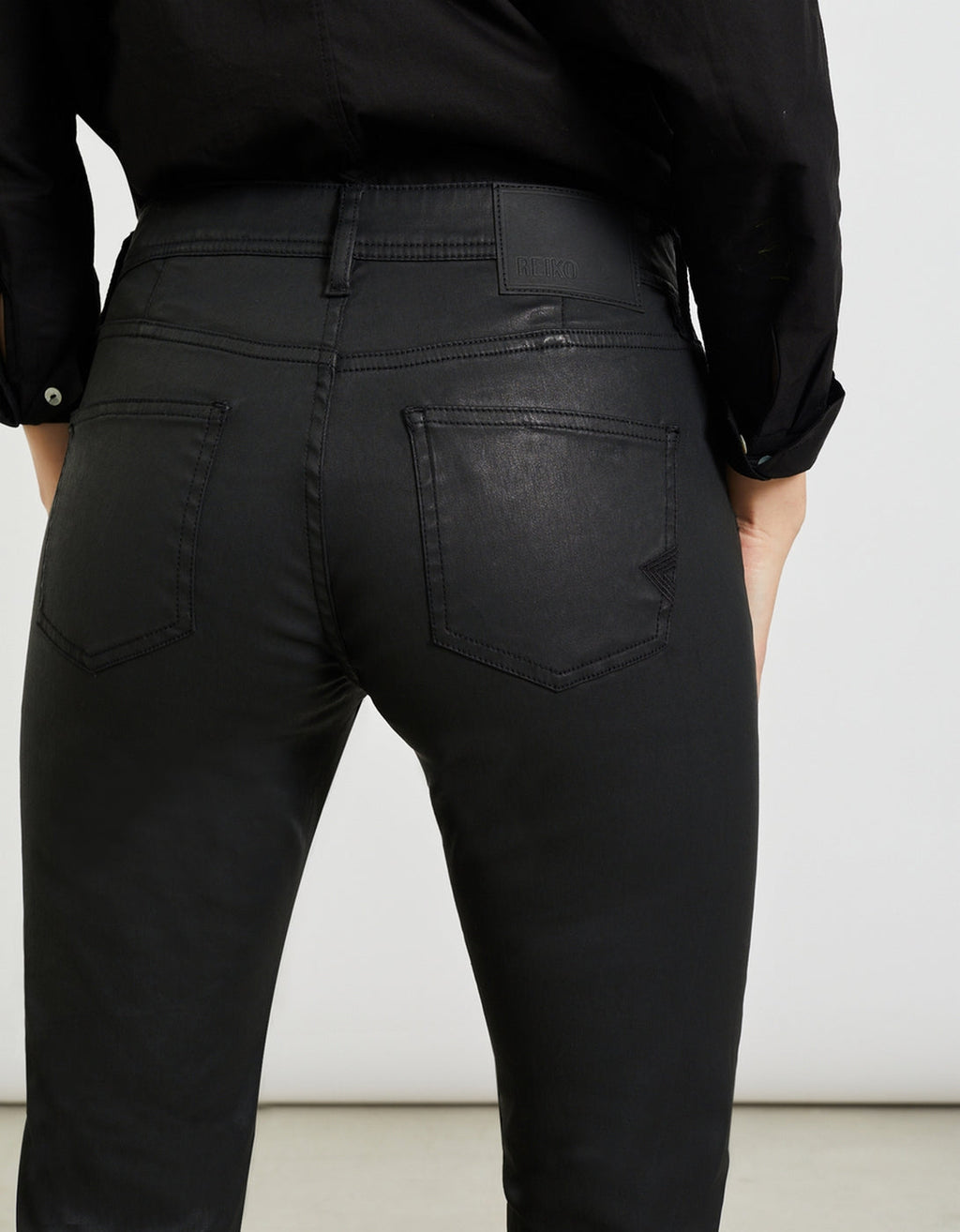 Boy Nina Coated Jeans - Black - Women's