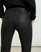 Boy Nina Coated Jeans - Black - Women's