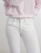 Vaquero Boy Nina - Denim Blanco - Mujer