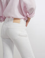 Vaquero Boy Nina - Denim Blanco - Mujer