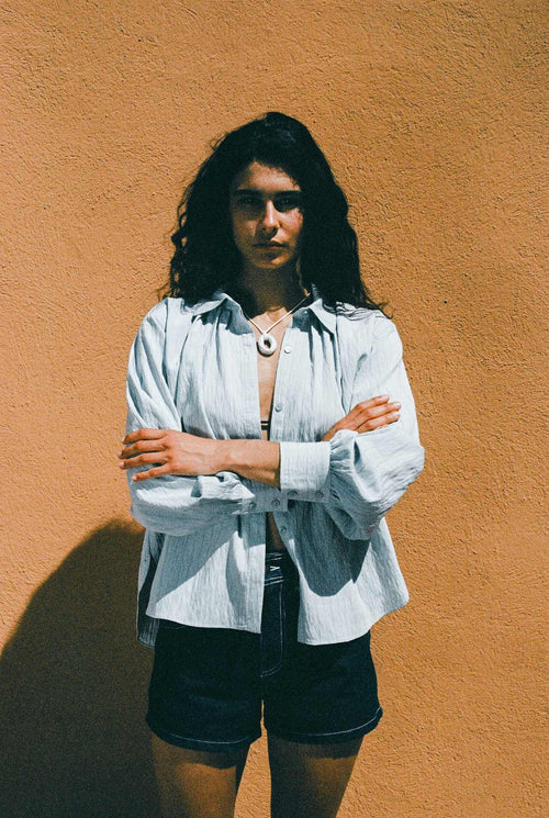 Camisa Noé Azul Niebla