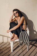Bolso Hassan De Rayas Hecho A Mano