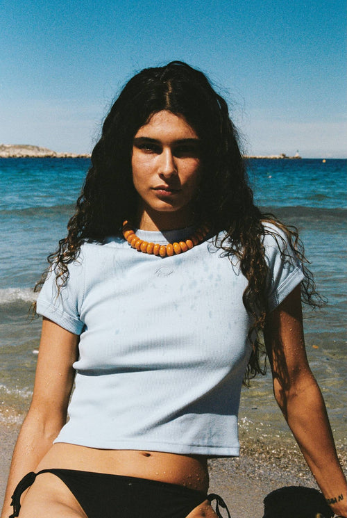Camiseta Lilou Azul Niebla