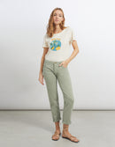 Reiko - Pantalon Boy Nixon Color - Thyme - Femme