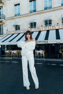 Jeans Scarlett - Strass Blanc