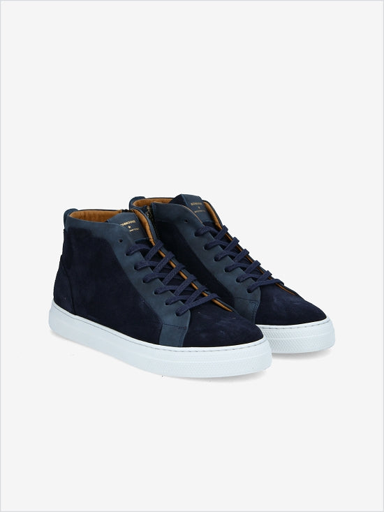 Spark Mid Zip M - Suede/Bronx - Azul/Azul