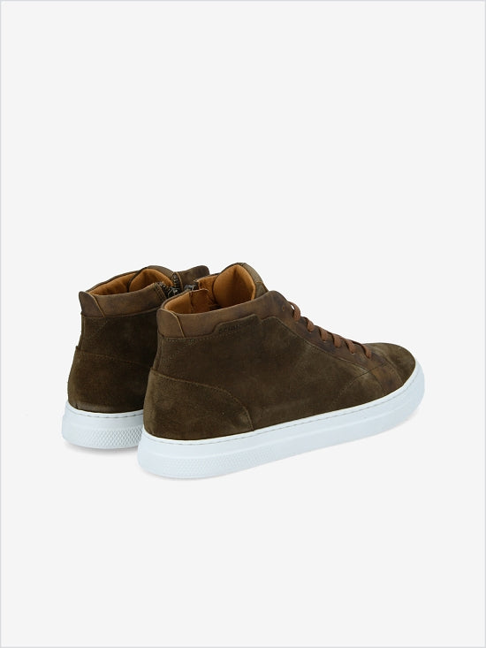 Spark Mid Zip M - Suede/Bronx - Army/Tabac