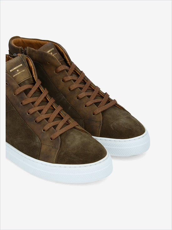 Spark Mid Zip M - Suede/Bronx - Army/Tabac