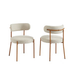 Noa - 2-pack Stolar - Beige Tyg